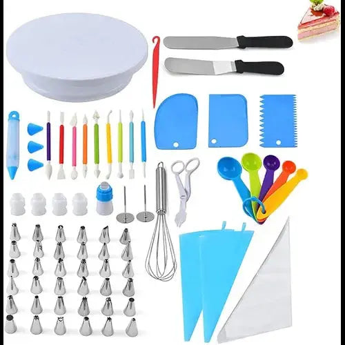 Cake Decorating Accessories (85pc) My uprising mart