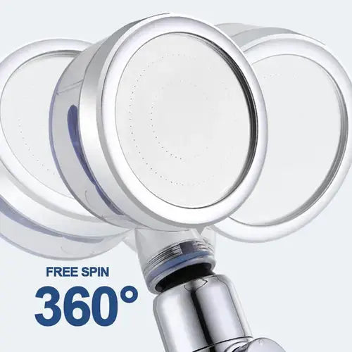 High-Pressure Turbocharged Showerhead Sparkling mart